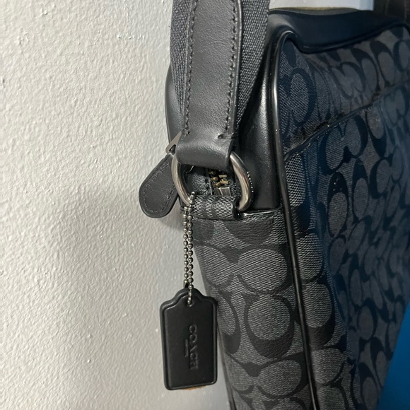 Coach Black and Grey Crossbody Bag - Picture 8 of 16